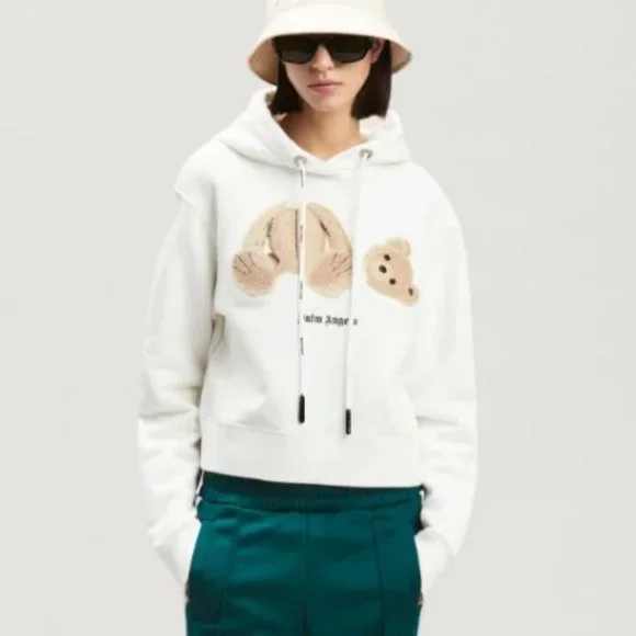 Palm Angels Bear Women's Hoodie Size M